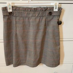 TOPSHOP Plaid Skirt